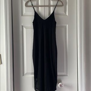 Midi rib dress from express